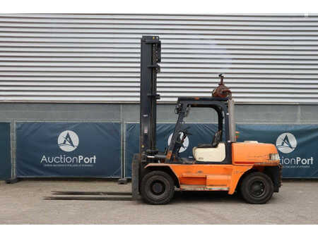 4-wiel elektrische heftrucks 1998  Halla HDF70 (2)
