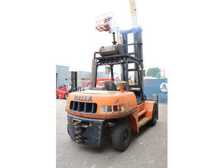4-wiel elektrische heftrucks 1998  Halla HDF70 (4)