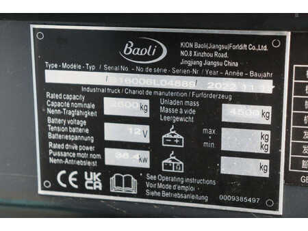Carrelli elettrici 4 ruote 2022  Baoli KBD25 (40)
