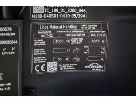 LPG VZV 2019  Linde H40T-02 (32)