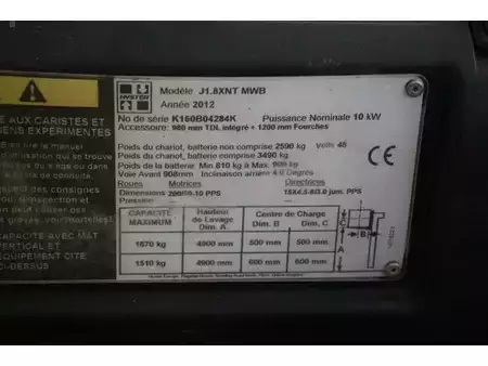 Electric - 4 wheels 2012  Hyster J1.8XNT (23)