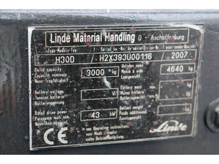 Dieselstapler 2007  Linde H30D (16)