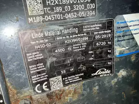 Dieselový VZV 2019  Linde H45D-02 (14)