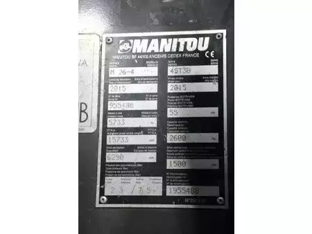 Terrenggående gaffeltruck 2015  Manitou M 26-4 (23)