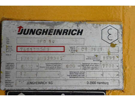 Dieselový VZV 1992  Jungheinrich DFG 50 (25)