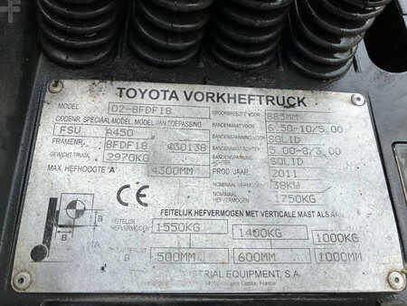 Diesel heftrucks 2011  Toyota 02-8FDF18 (13)