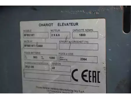 Eléctrica de 4 ruedas 2021  Toyota 8FBE18T (32)