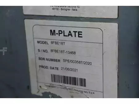 Eléctrica de 4 ruedas 2021  Toyota 8FBE18T (33)