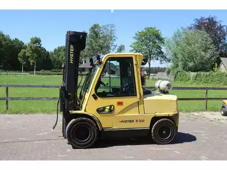 Empilhador a gás 2004  Hyster H5.50XM (1)