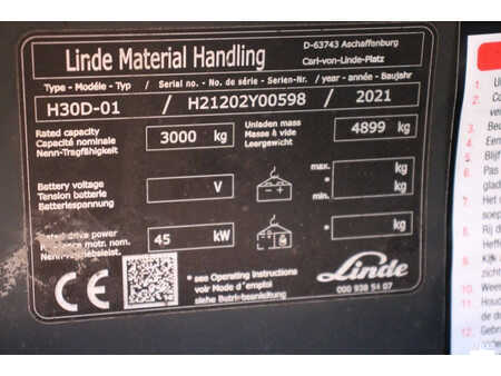 Dieselový VZV 2021  Linde H30D-01 (19)