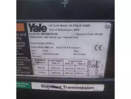 LPG heftrucks 2015  Yale GLP20LX (5)