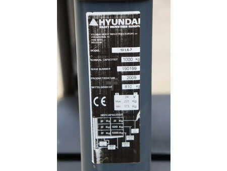 Apilador eléctrico 2009  Hyundai 10 LS-7 (16)