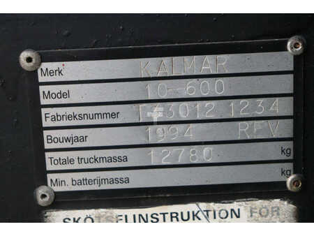 Dieseltrukki 1994  Kalmar 10-600 (28)
