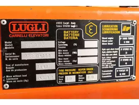 Carrelli elevatori GPL 1991  Lugli 305 G (37)