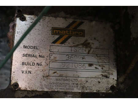 Telescopic forklift rigid - Matbro TS260 turbo (26)