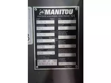 Empilhador todo-terreno 2015  Manitou M26-4 (33)