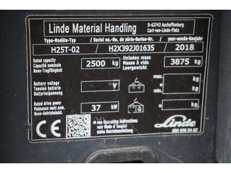 LPG VZV 2018  Linde H25T-02 (27)