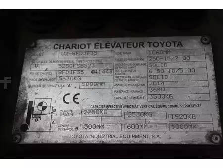 Diesel heftrucks 2014  Toyota 02-8FDJF35 (26)