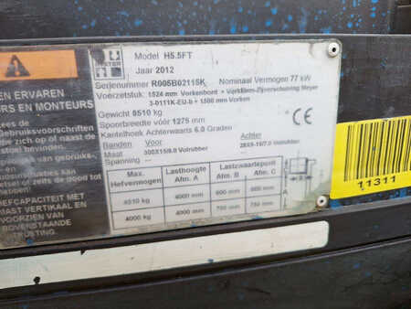 Empilhador a gás 2012  Hyster H5.5 (10)