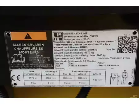 4-wiel elektrische heftrucks 2015  Hyster E3.2XN (32)