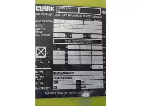 El truck - 4 hjulet 1985  Clark TM 15 (33)