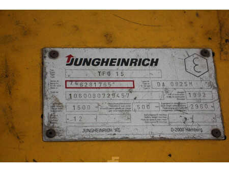 Carretilla elevadora GLP 1992  Jungheinrich TFG 15 (26)
