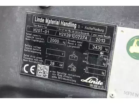 Carretilla elevadora GLP 2013  Linde H20T-01 (13)