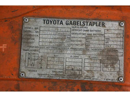Carrelli elevatori GPL 1991  Toyota 42-5FGF-25 (23)