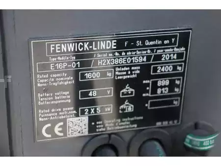 4-wiel elektrische heftrucks 2014  Linde E16P-01 (29)