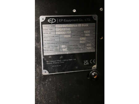 Electric - 4 wheels 2024  EP Equipment CPD15TVL (27)