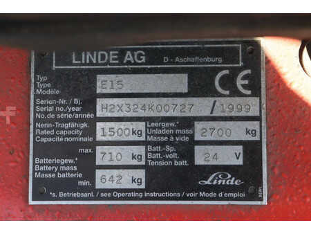 Elektro 4 Rad 1999  Linde E15 (20)
