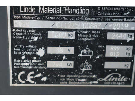 El truck - 4 hjulet 2019  Linde E16C (18)