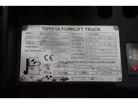Carrelli elevatori diesel 2020  Toyota 02-8FDF30 (30)