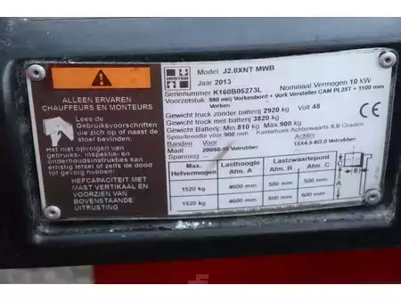 Chariots électriques à 4 roues 2013  Hyster J2.0XNT MWB (26)