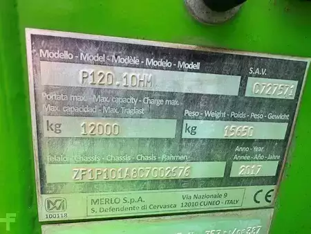 Manipulador fijo 2017  Merlo P120.10 HM (27)