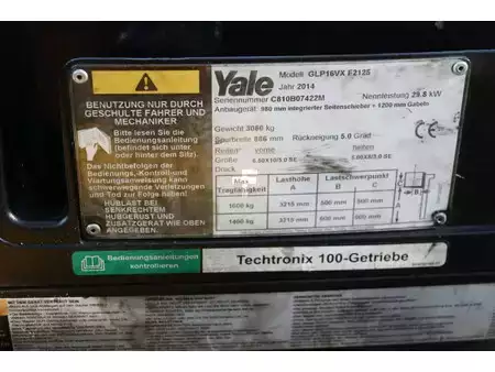 Gas gaffeltruck 2014  Yale GLP16VX (28)