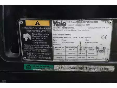 Diesel truck 2011  Yale GDP35VX (31)