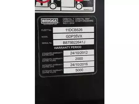Diesel truck 2011  Yale GDP35VX (38)