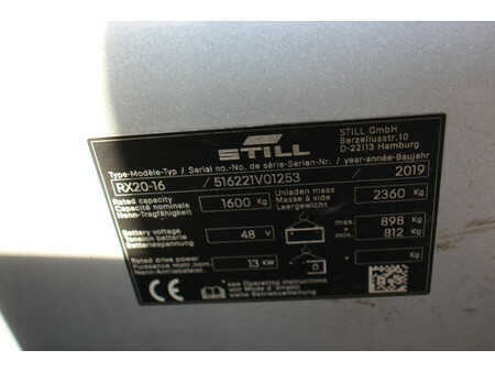 Carrelli elettrici 4 ruote 2019  Still RX20-16 (13)