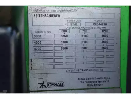 Elektromos 4 kerekű 2009  Cesab ECO/P70 (33)