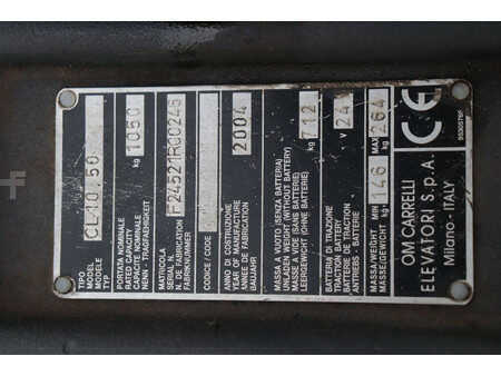 Ruční vysokozdvižný vozík 2004  OM CL 10.50 (20)