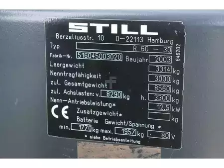 Elektrisk- 4 hjul 2003  Still R60-30 (13)