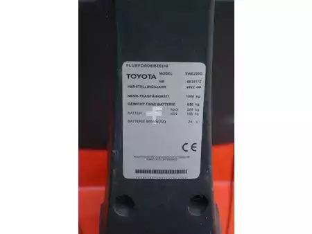Stacker pedestre 2022  Toyota SWE200D (13)