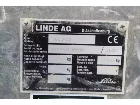 Carrelli elevatori diesel 2000  Linde H60D-02 (21)