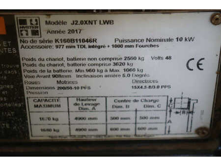 Sähkö - 4 pyör 2017  Hyster J2.0XNT LWB (22)