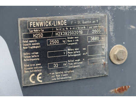 Carrelli elevatori diesel 2005  Fenwick H25D (13)