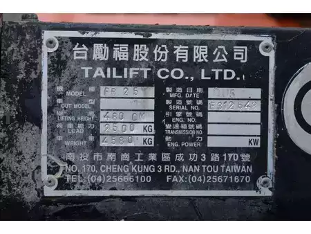 Carrelli elevatori diesel 2005  Tailift FB25 (16)