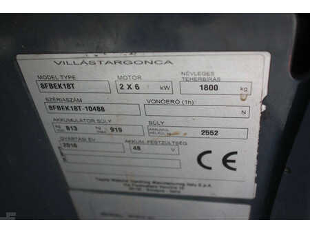 4-wiel elektrische heftrucks 2016  Toyota 8FBEK18T (20)