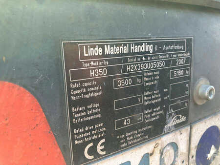 Dieselstapler 2007  Linde H35D (10)