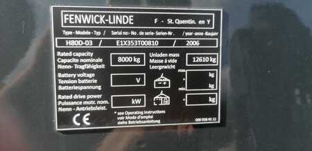 Dieselstapler 2006  Linde H80D-03 (10)